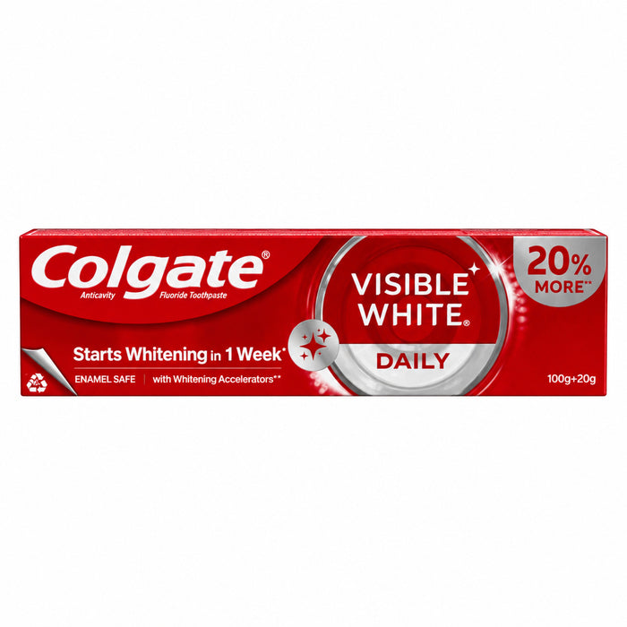 Colgate Visible White (20% More) 100g + 20g