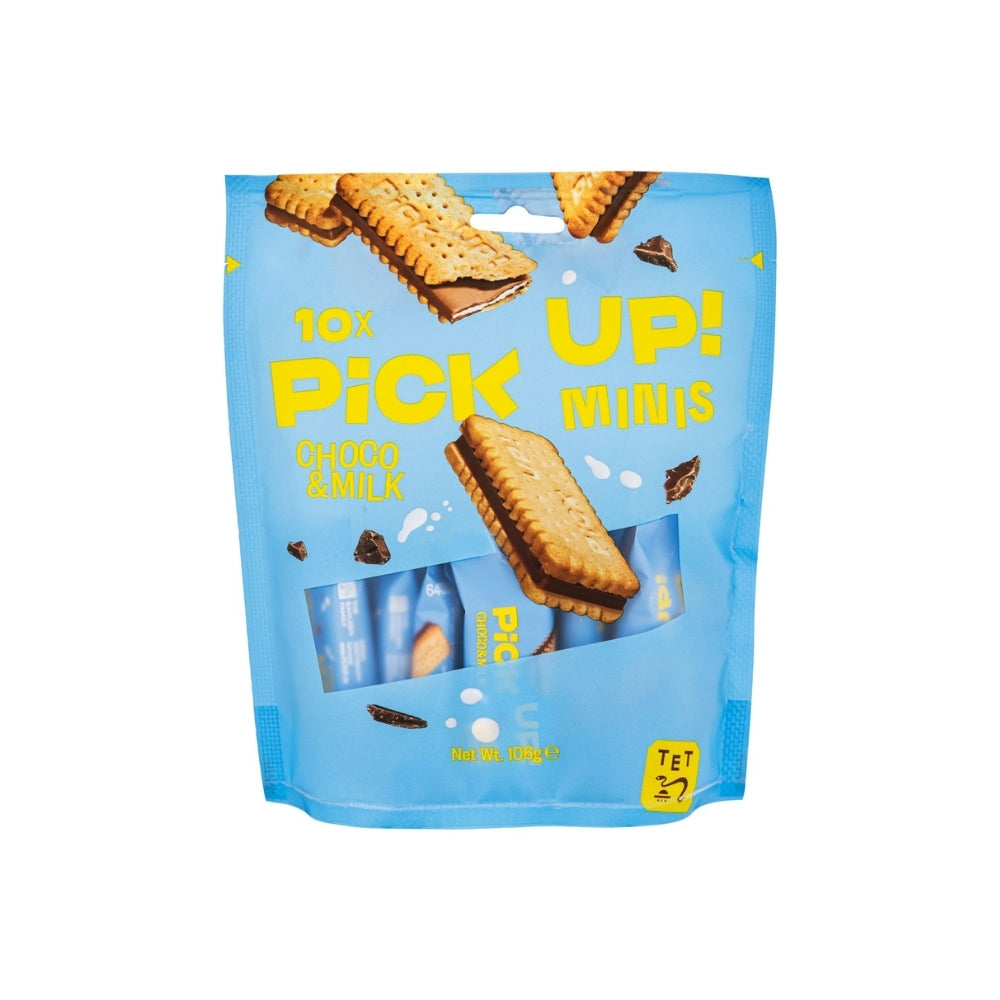 Pick Up mini choco & milk 106g