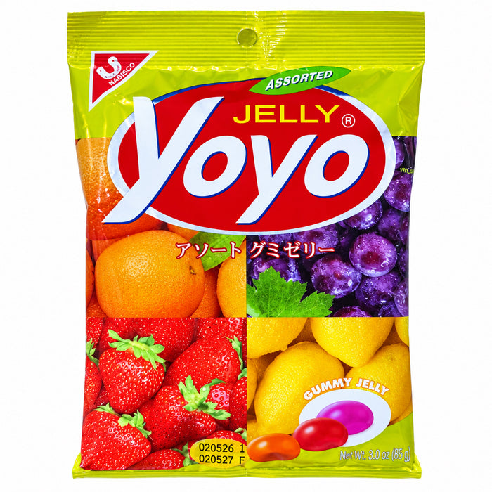 Jelly Yoyo Assorted Fruits & Berries Gummy Jelly 85g