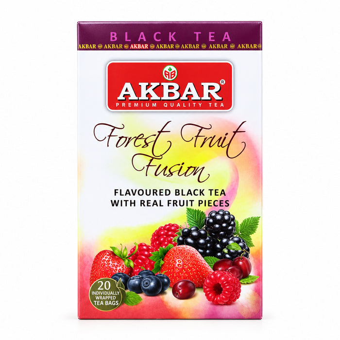 Akbar Flavored Black Tea - Forest Fruit Fusion