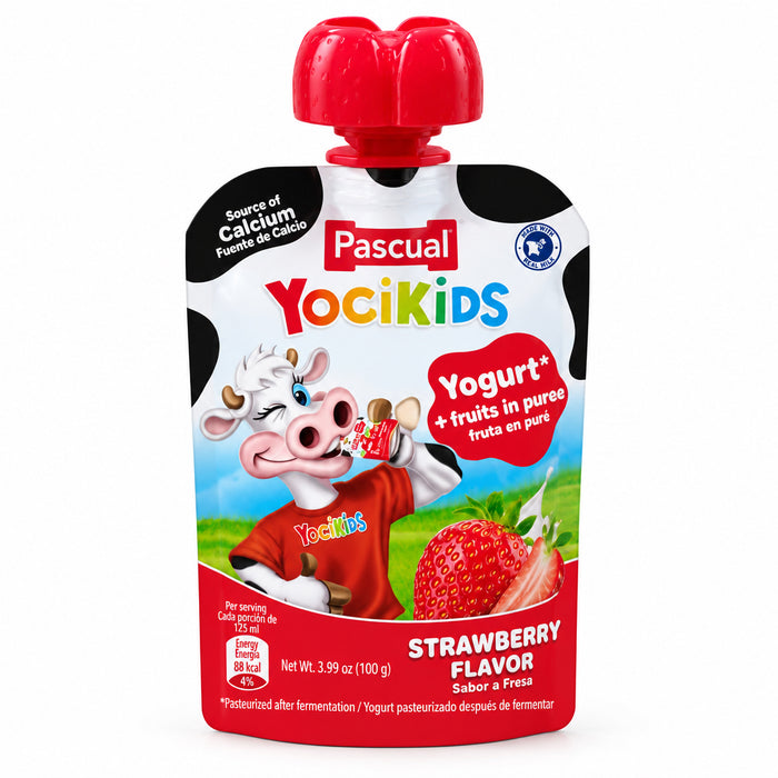 Pascual Yogikids Strawberry Pouch 80g