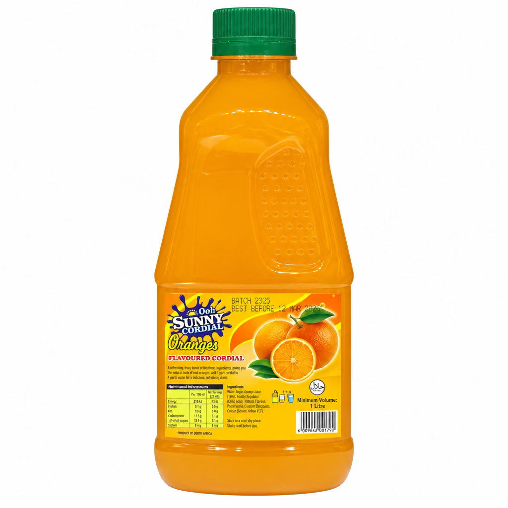 Sunny Cordial Juice (Orange ) 1Liter
