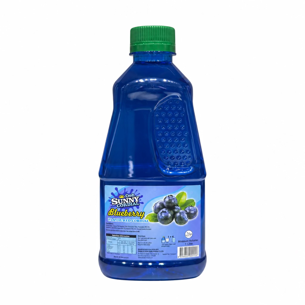 Sunny Cordial Juice (Blueberry) 1Liter