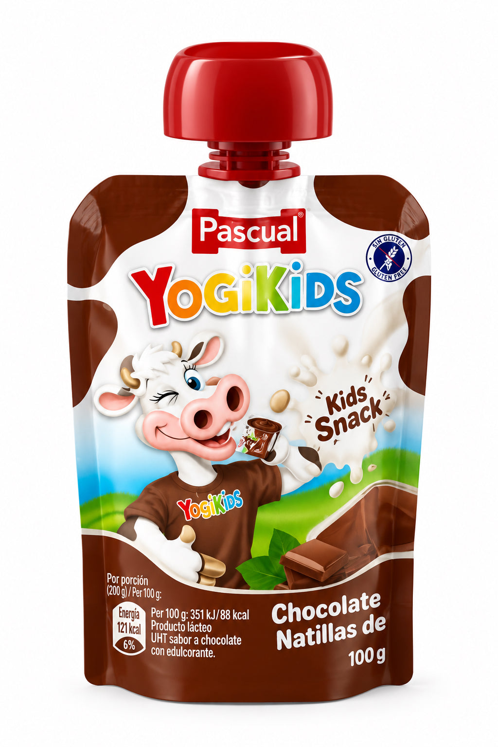 Pascual Yogikids Chocolate Pudding Pouch 80g