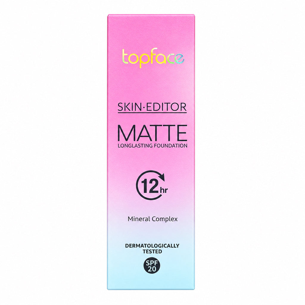 Topface Skin Editor Matte Long Lasting Foundation 32ml