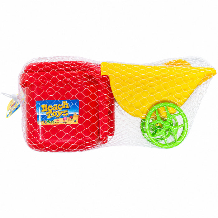 Beach Toys Play Set 5pcs with Beach Cart and Bucket, Item No. 866A