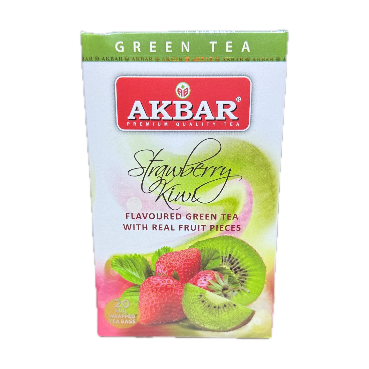 Akbar Flavored Green Tea - Strawberry Kiwi