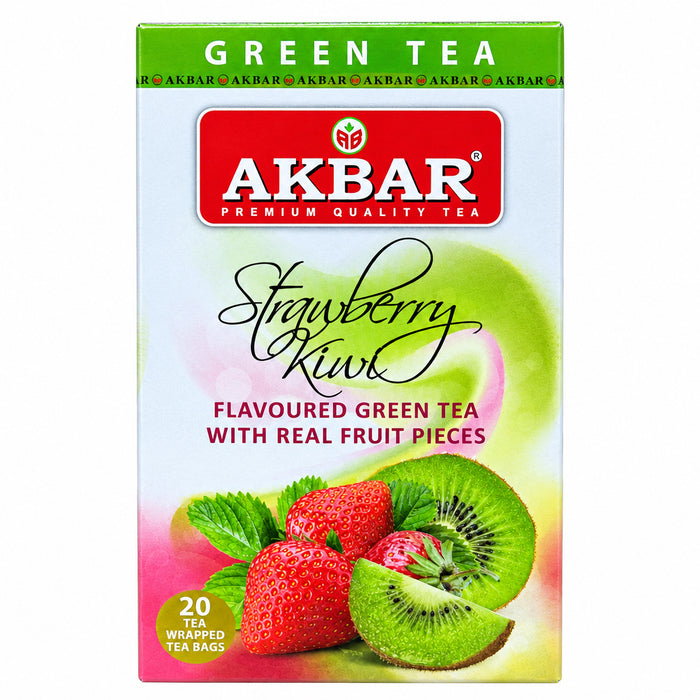 Akbar Flavored Green Tea - Strawberry Kiwi