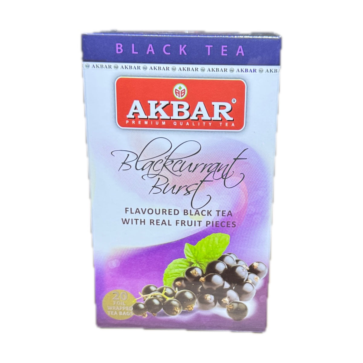 Akbar Flavored Black Tea- Blackcurrent