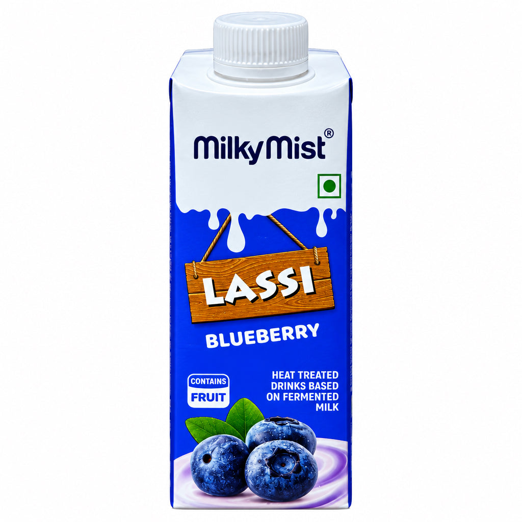 Milky Mist Milkshake (Blueberry Lassi)