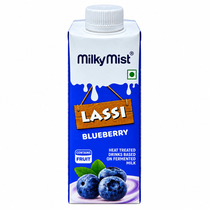 Milky Mist (Blueberry Lassi)