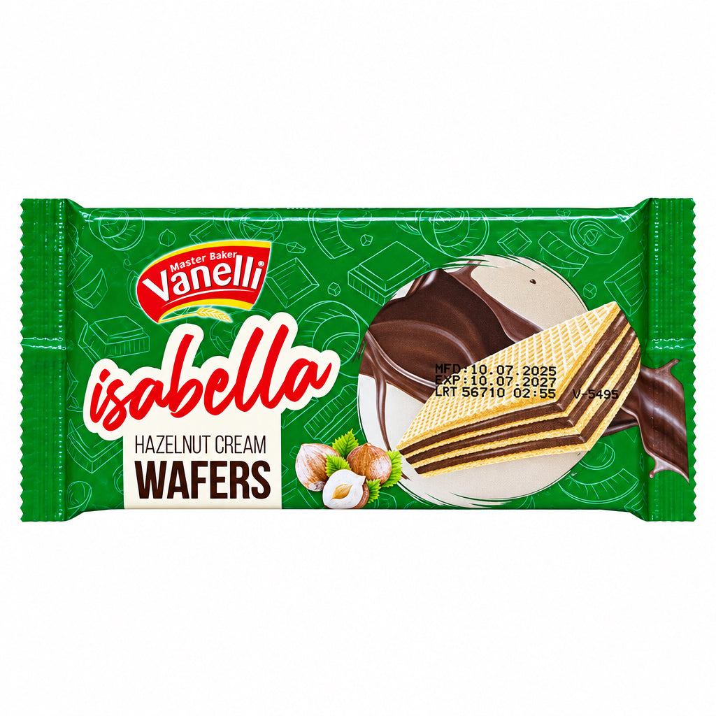 Isabella Hazelnut Cream Wafer 35g
