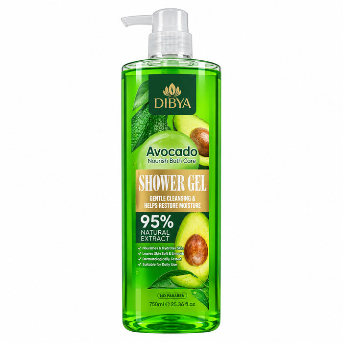 Dibya shower gel (Avocado nourish bath care) 750ML