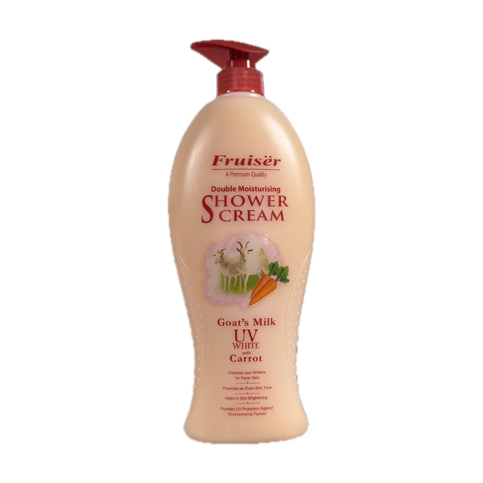 Fruiser shower cream (goat’s milk uv white with carrot) 1000ML