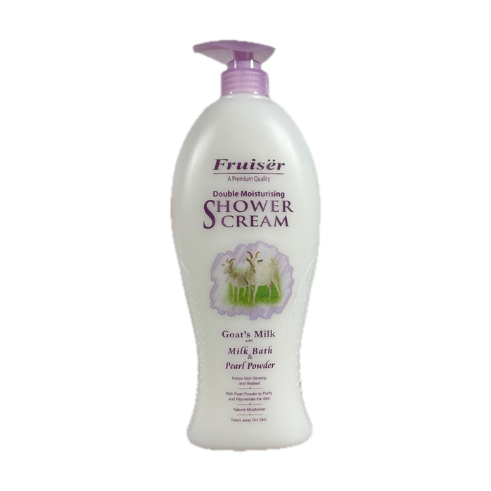 Fruiser shower cream ( goat’s milk with milk bath & pearl powder)1000ML