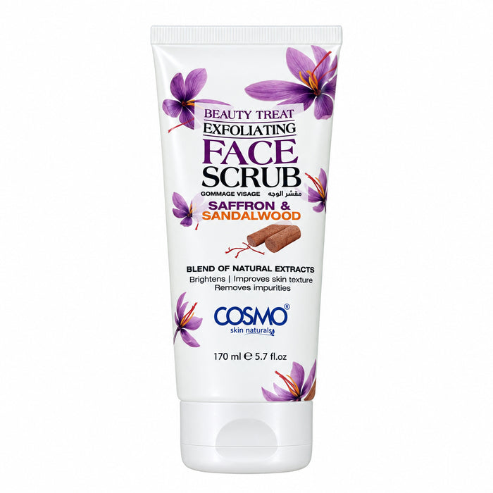 Cosmo face scrub ( saffron & sandalwood) 170ml