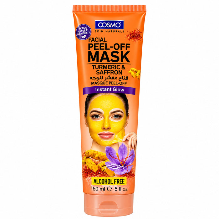 Cosmo facial peel-off mask (turmeric & saffron) 150ml