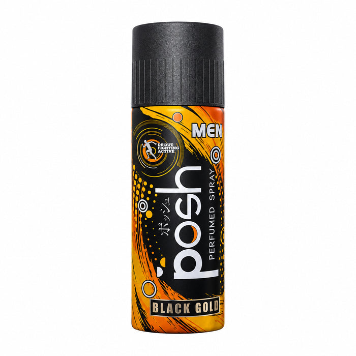 Posh Perfumed Spray Black Gold 150ml