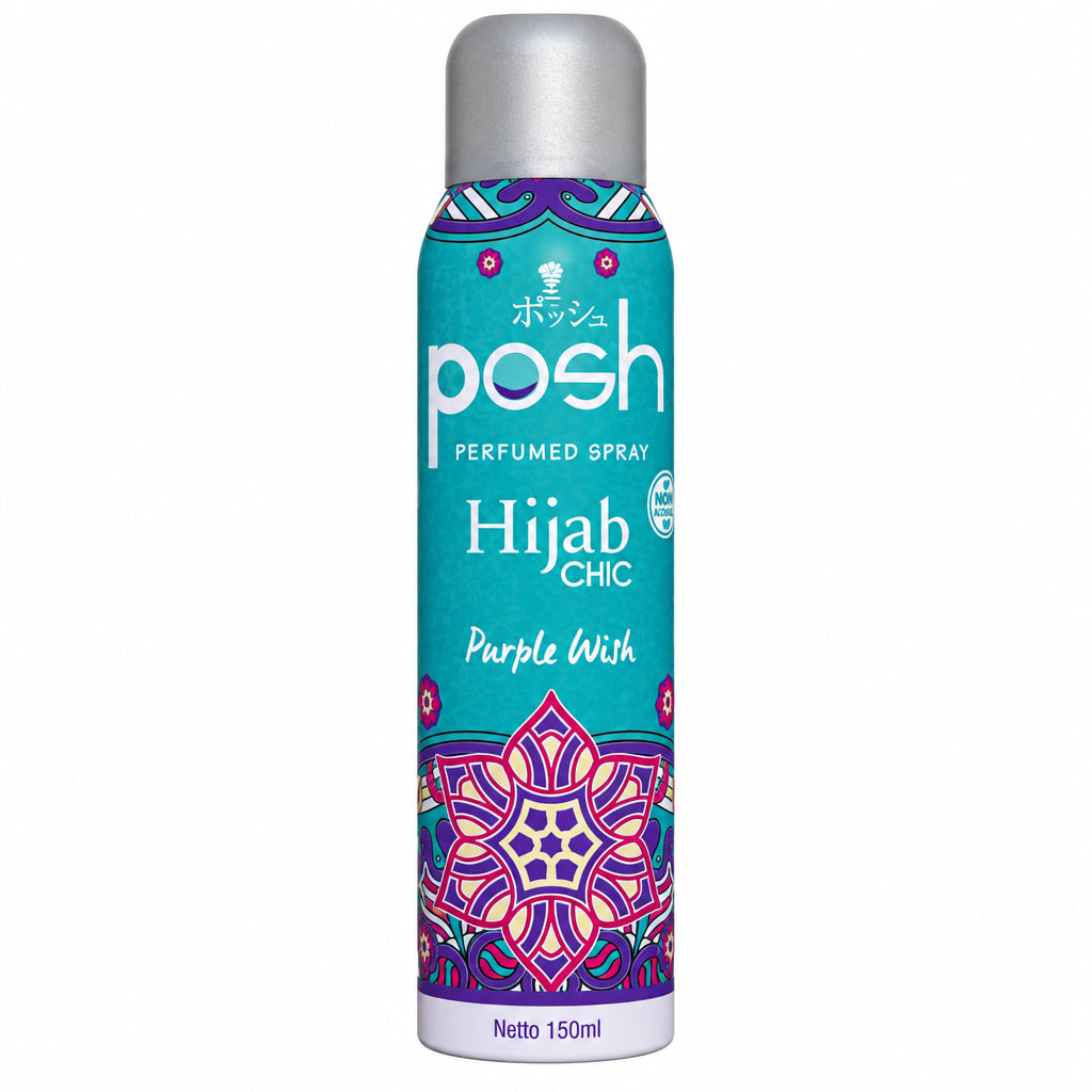 Posh Hijab Chic Perfumed Spray (Purple Wish) 150ml