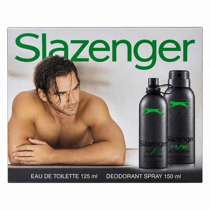 Slazenger Activesport Gift Set (Green) Eau De Toilette 125ml / Deodorant Spray 150ml