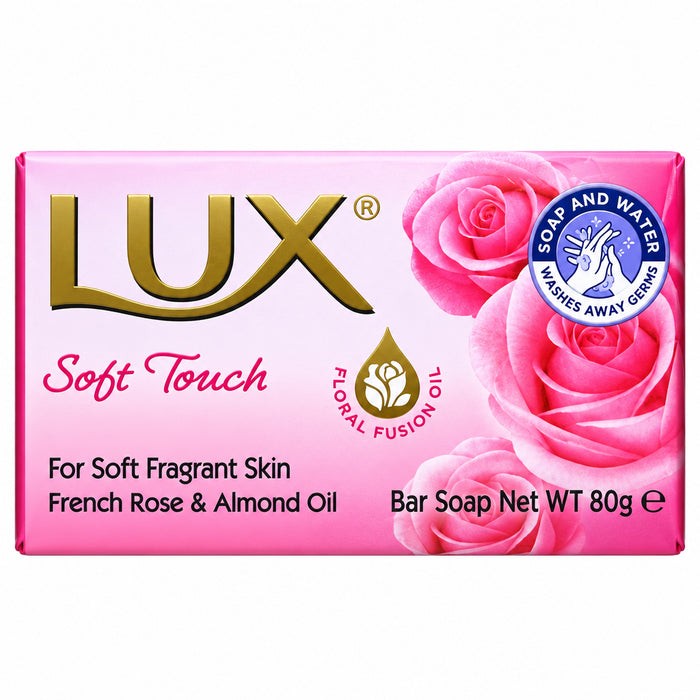 Lux Soft Touch (French Rose And Almond Oil) 80g