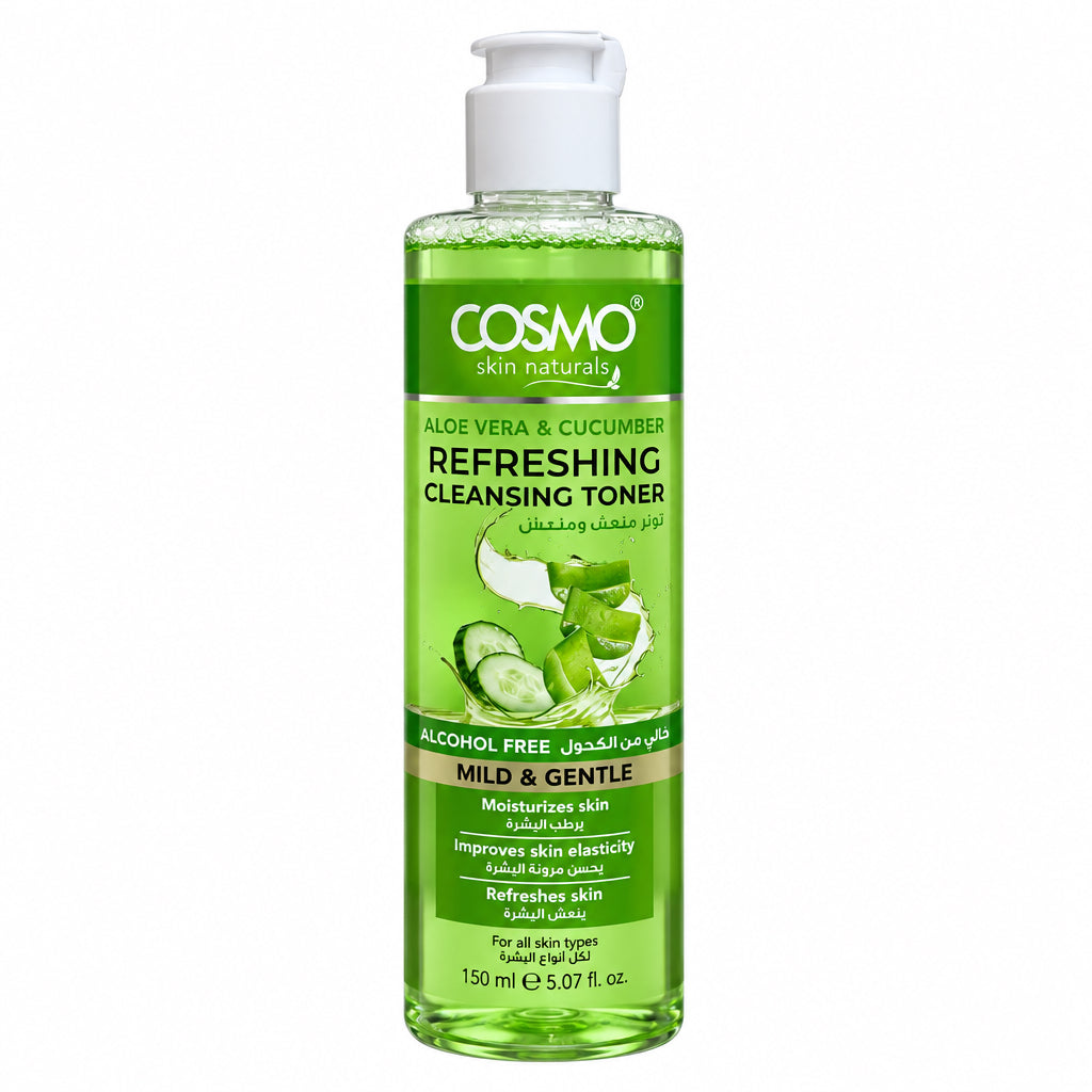 Cosmo Refreshing Aloe Vera & Cucumber Cleansing Toner 250ml