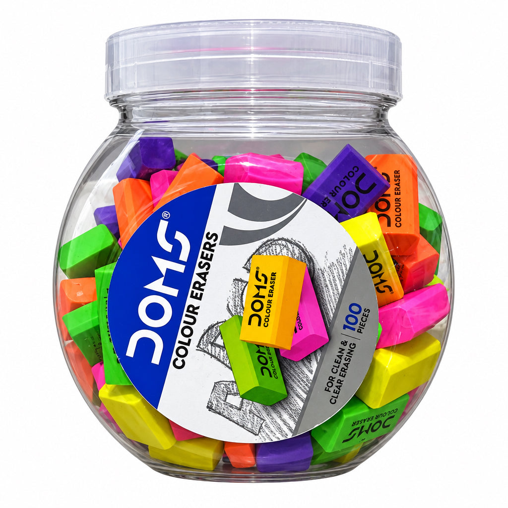DOMS Colour Eraser 27 X 14 X 9mm (1 Piece)