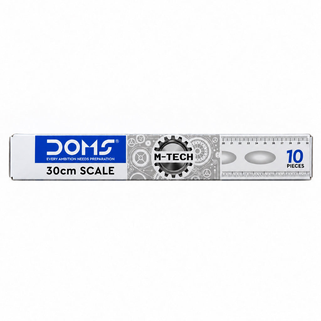 DOMS M-Tech 30cm Scale (1 Piece)