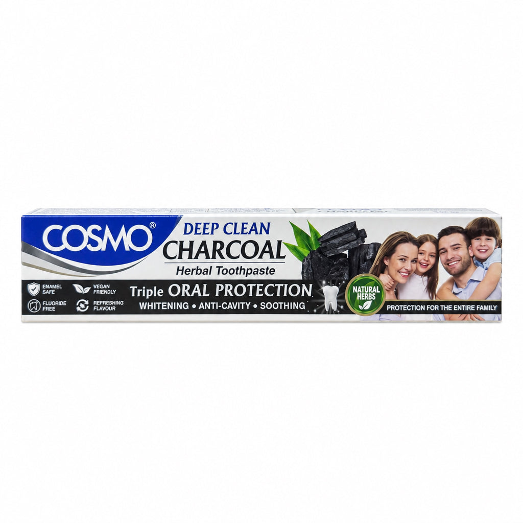 Cosmo Deep Clean Charcoal Herbal Toothpaste 100g