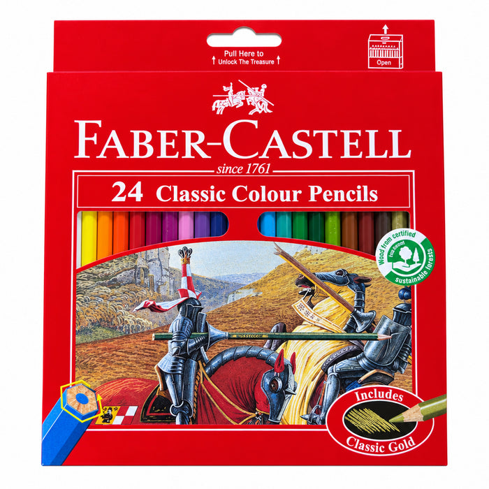 Classic Colour Pencils x24: Faber Castell, 115854