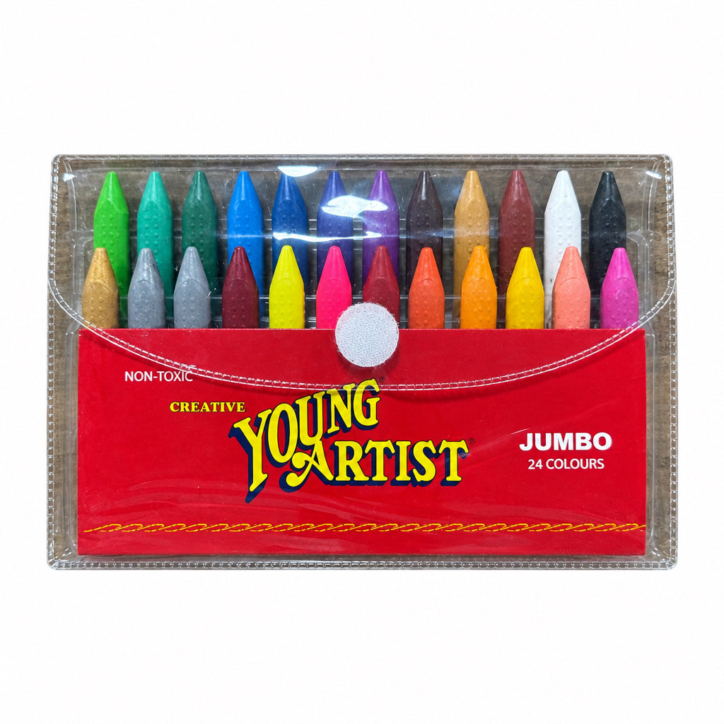 Jumbo Crayon, 24 Colour: Creative Young Artist, MD2324