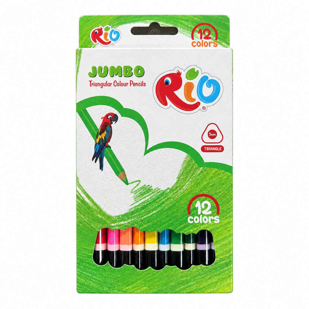 Colour Pencil Rio, Jumbo 12 Colour R-073
