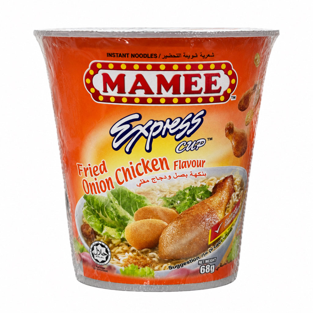 Mamee Cup Noodles Fried Onion Chicken Flavor 68g