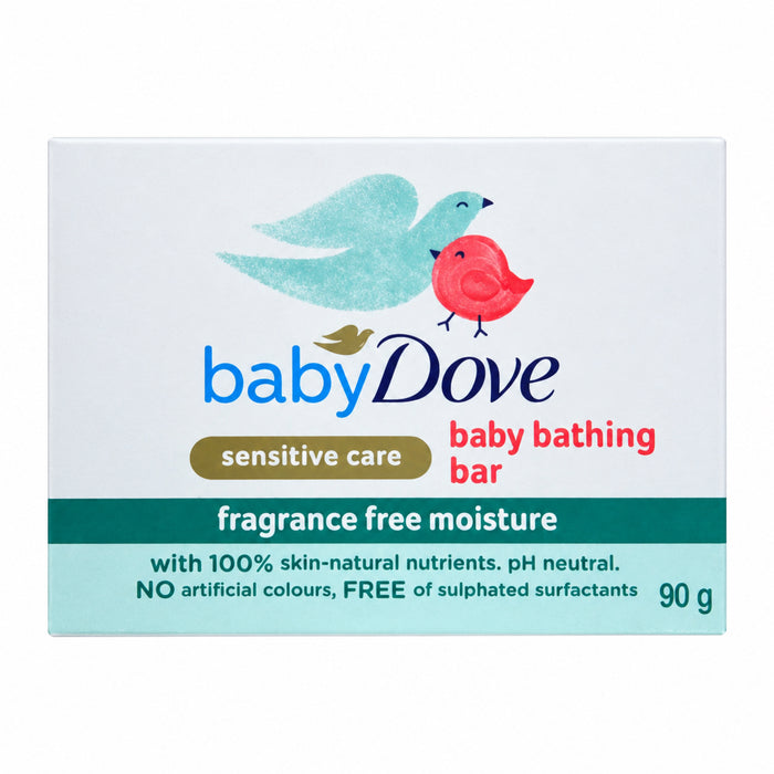 babyDove Baby Bathing Bar (Fragrance Free Moisture) 90g