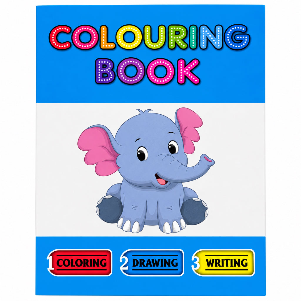 Colouring Book - Coloring, Drawing and Writing : Animals, Item No. JQ-1910-3
