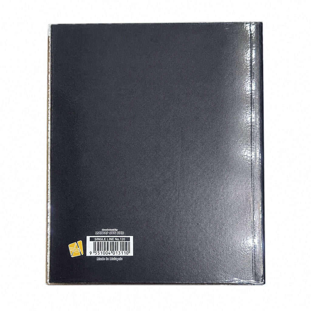 Soft Cover Exercise Book No. 120 (Single Line) - A01SC - with PVC jacket