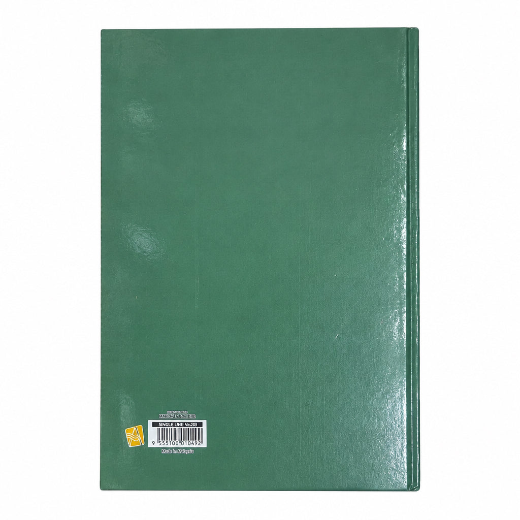 Exercise Book, Foolscap, No. 200 Hardcover (Single Line) A29