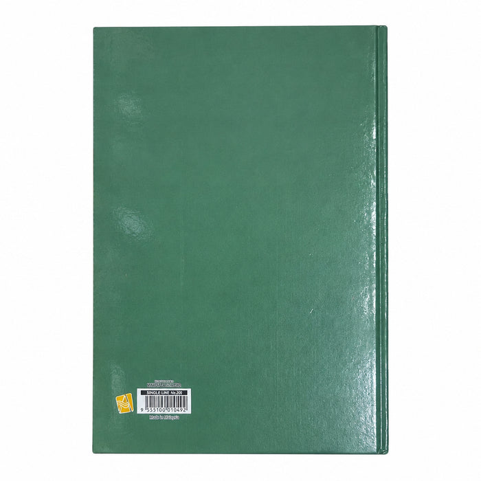 Exercise Book, Foolscap, No. 200 Hardcover (Single Line) A29