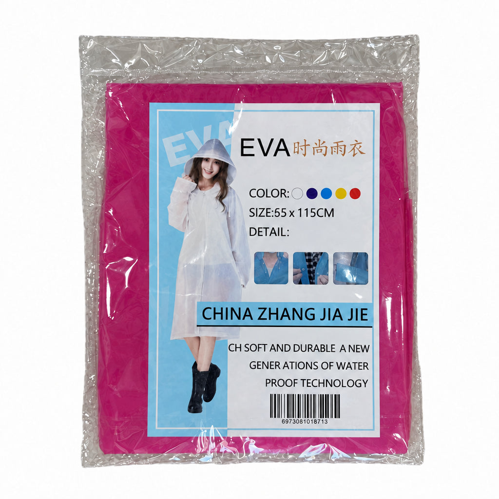 EVA Raincoat China Zhang Jia Jie 65x115cm