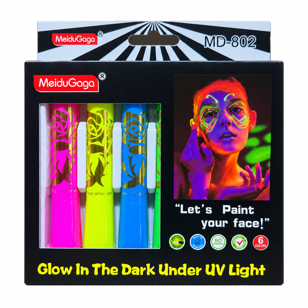 Meidu Face Paint Glow In the Dark MD-802