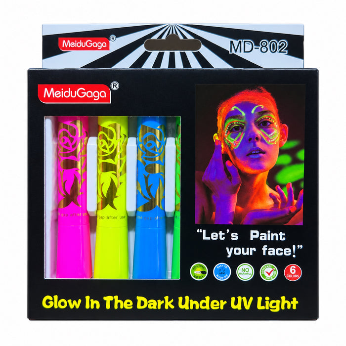 Meidu Face Paint Glow In the Dark MD-802