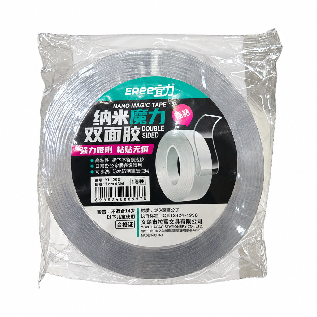 Nano Magic Tape, Double sided YL-285, 3cmx3m
