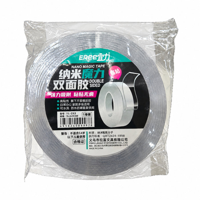 Nano Magic Tape, Double sided YL-285, 3cmx3m