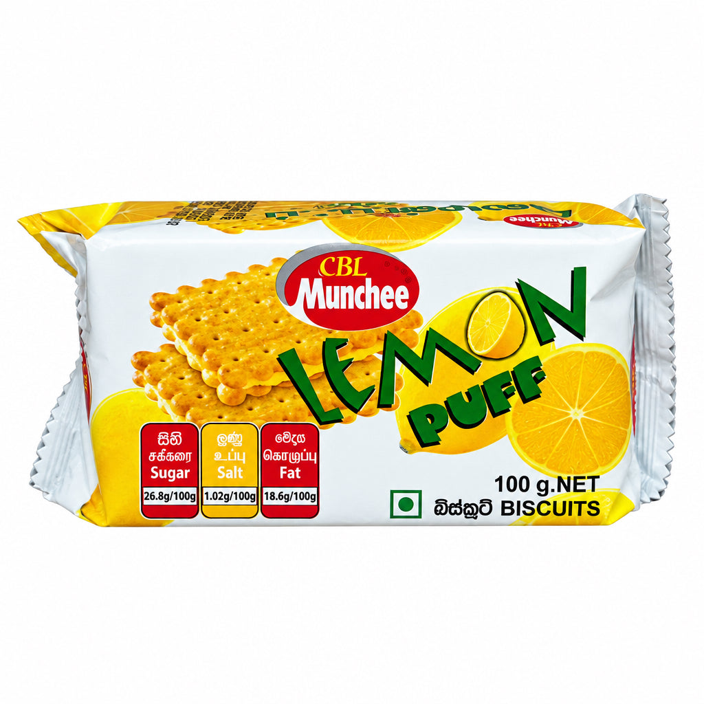 Munchee Lemon Puff 100g