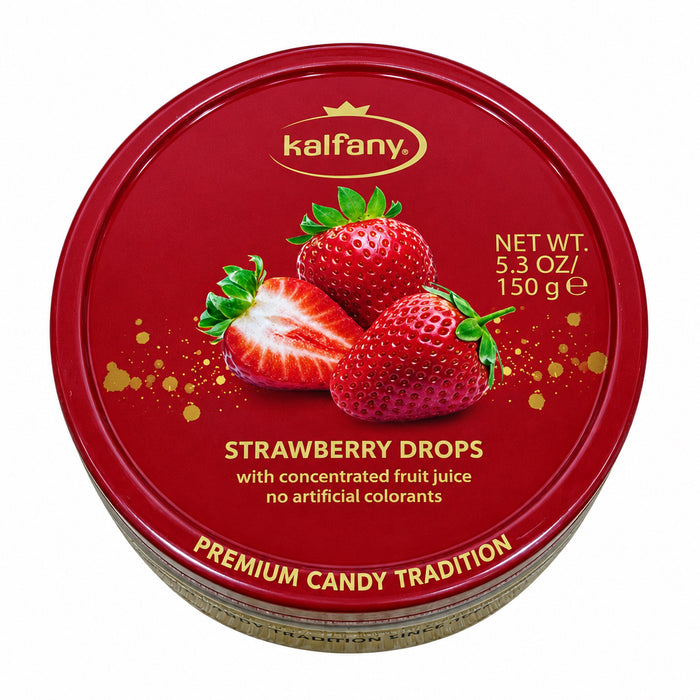Kalfany Premium Candy Tradition - Strawberry Drops 150g