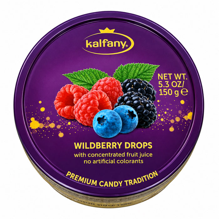 Kalfany Premium Candy Tradition - Wildberry Drops 150g