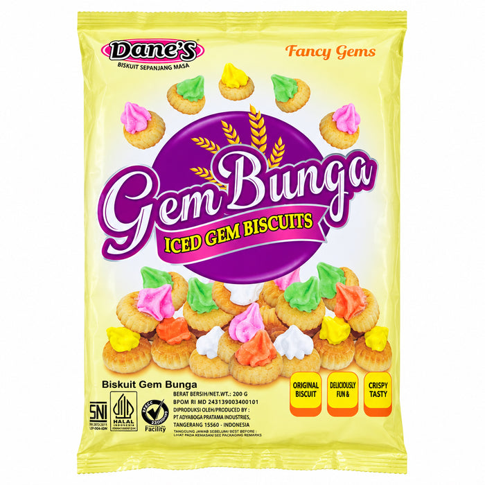 Gem Bunga - Iced Gem Biscuits 200g