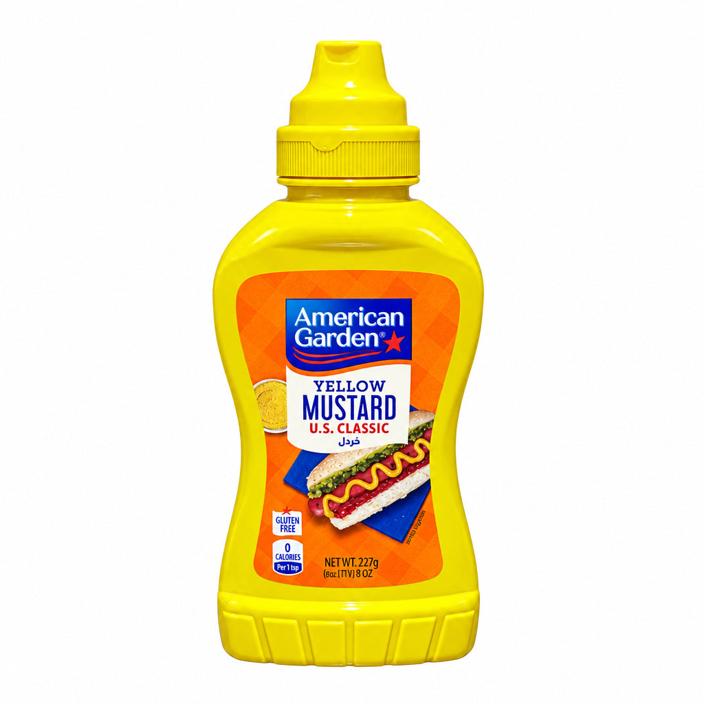 American Garden Yellow Mustard 227g