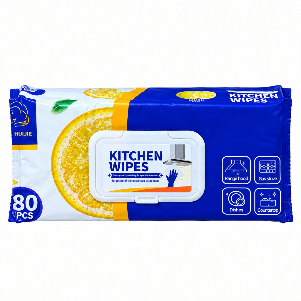 Kitchen Wipes Lemon (80 pcs)