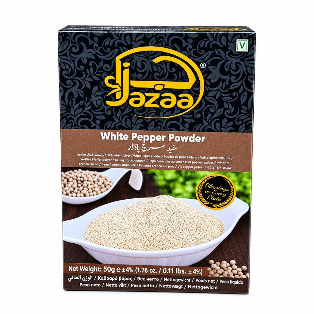 Jazaa White Pepper Powder 50g